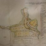 Plànol de l'avantprojecte del Parc Zoològic al Parc Güell, 1930-1934. Ramon Reventós. (MCNB). 